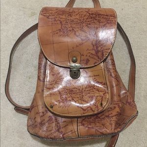 Patricia Nash Map of Italy Backpack